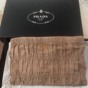 Custom Prada Ruched Clutch